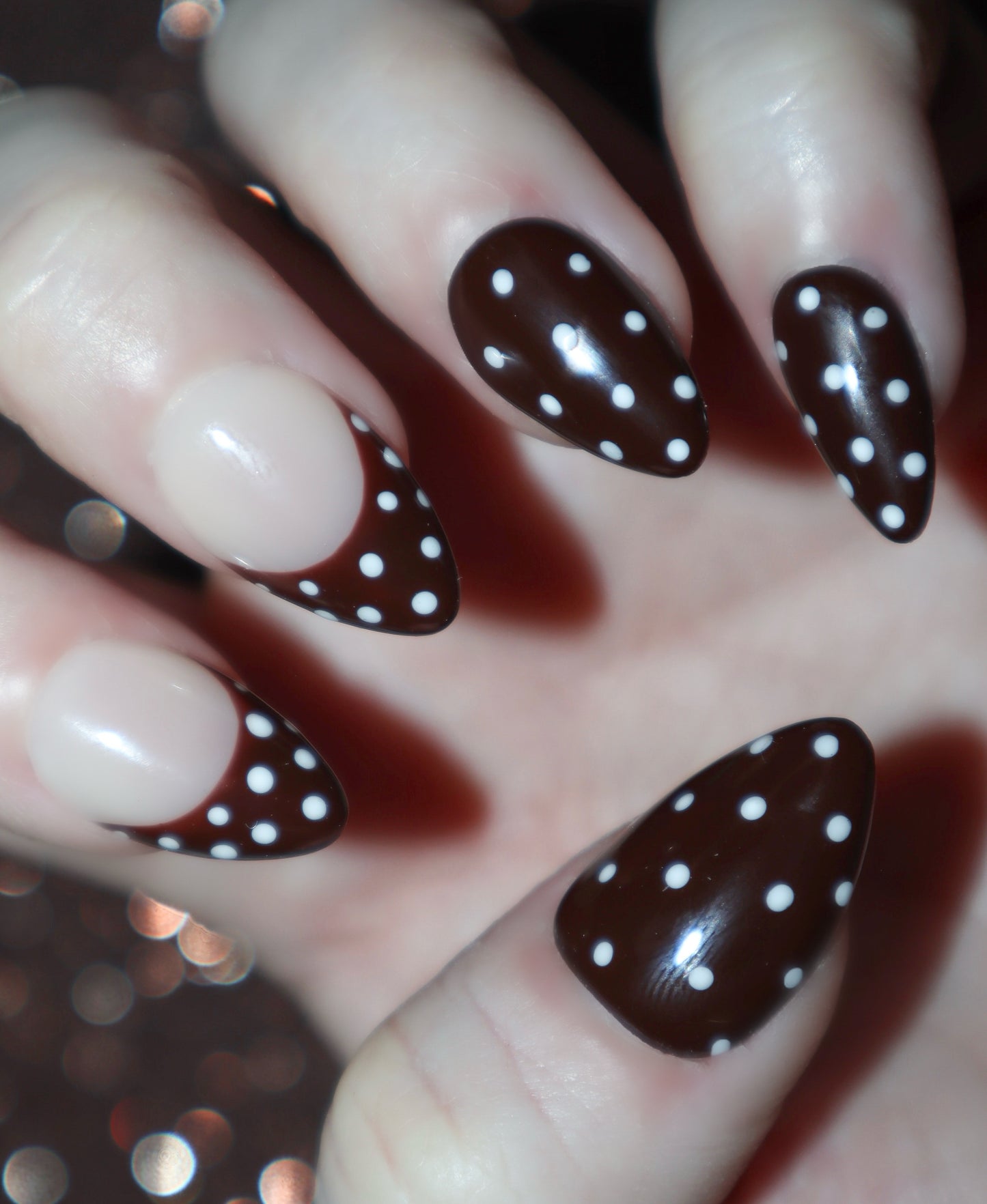 Chocolate Polka Dots