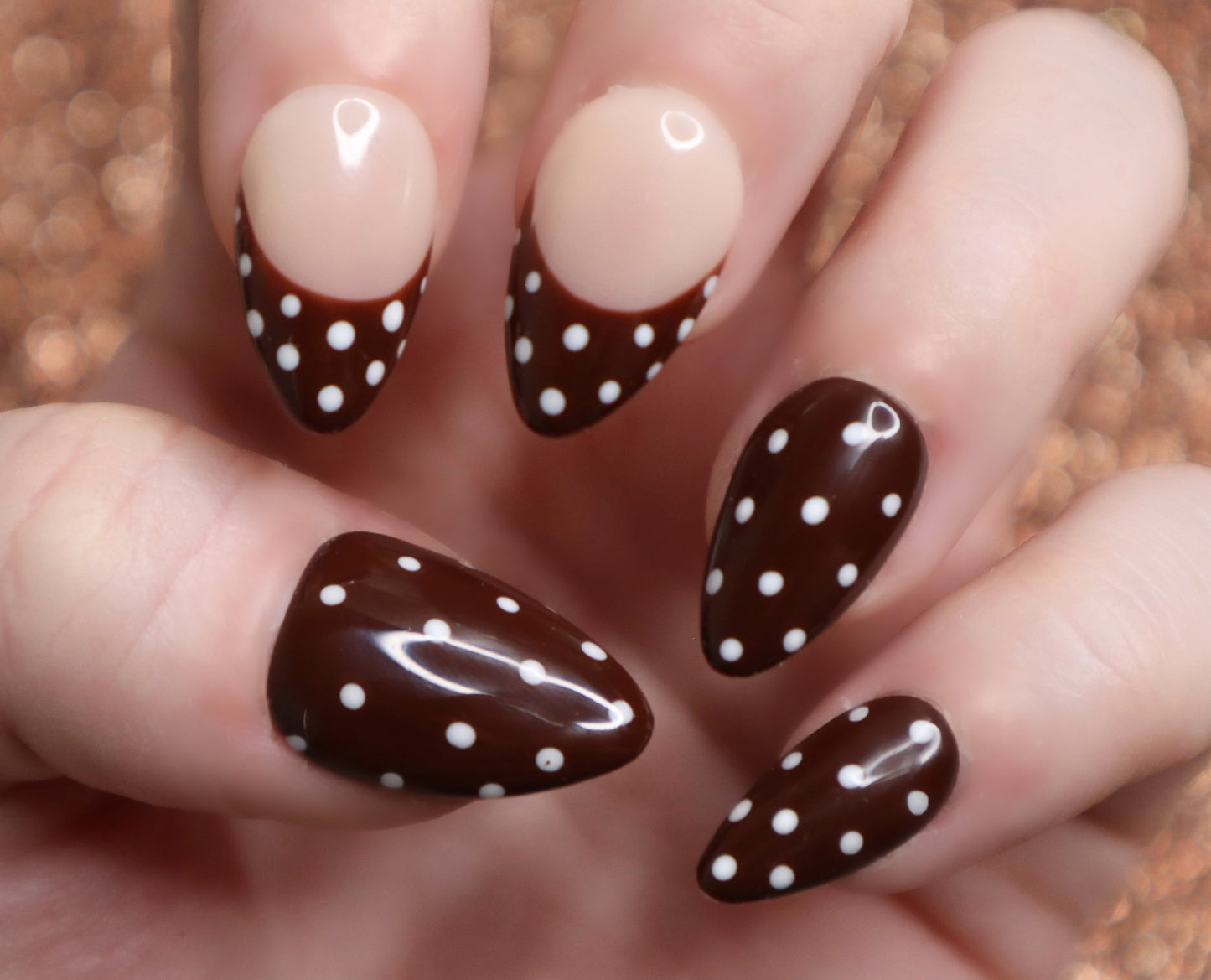Chocolate Polka Dots