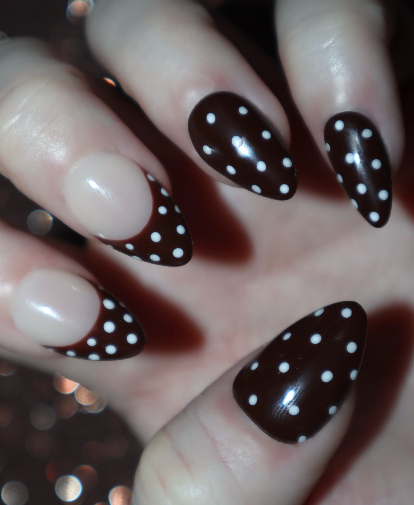 Chocolate Polka Dots