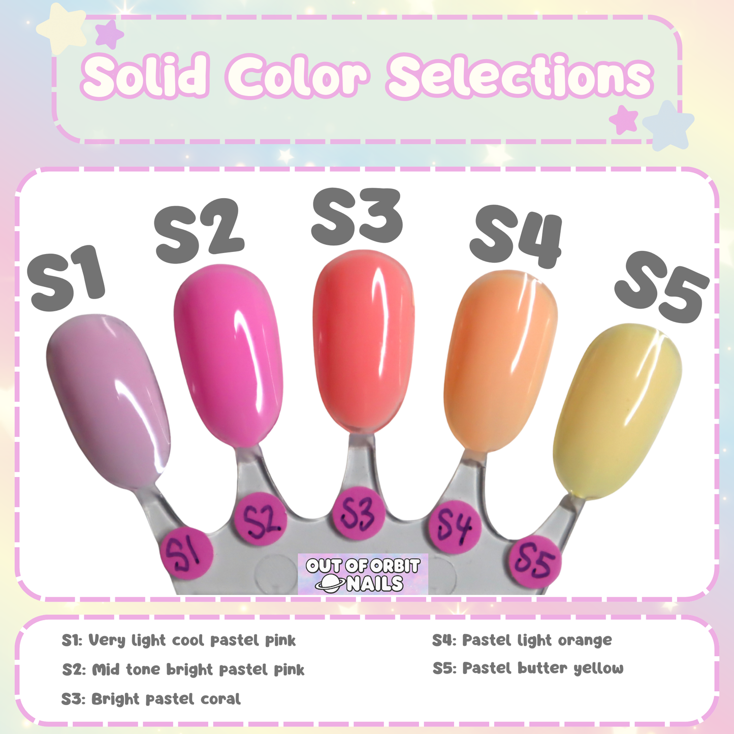 Colors of Spring (solid color set)