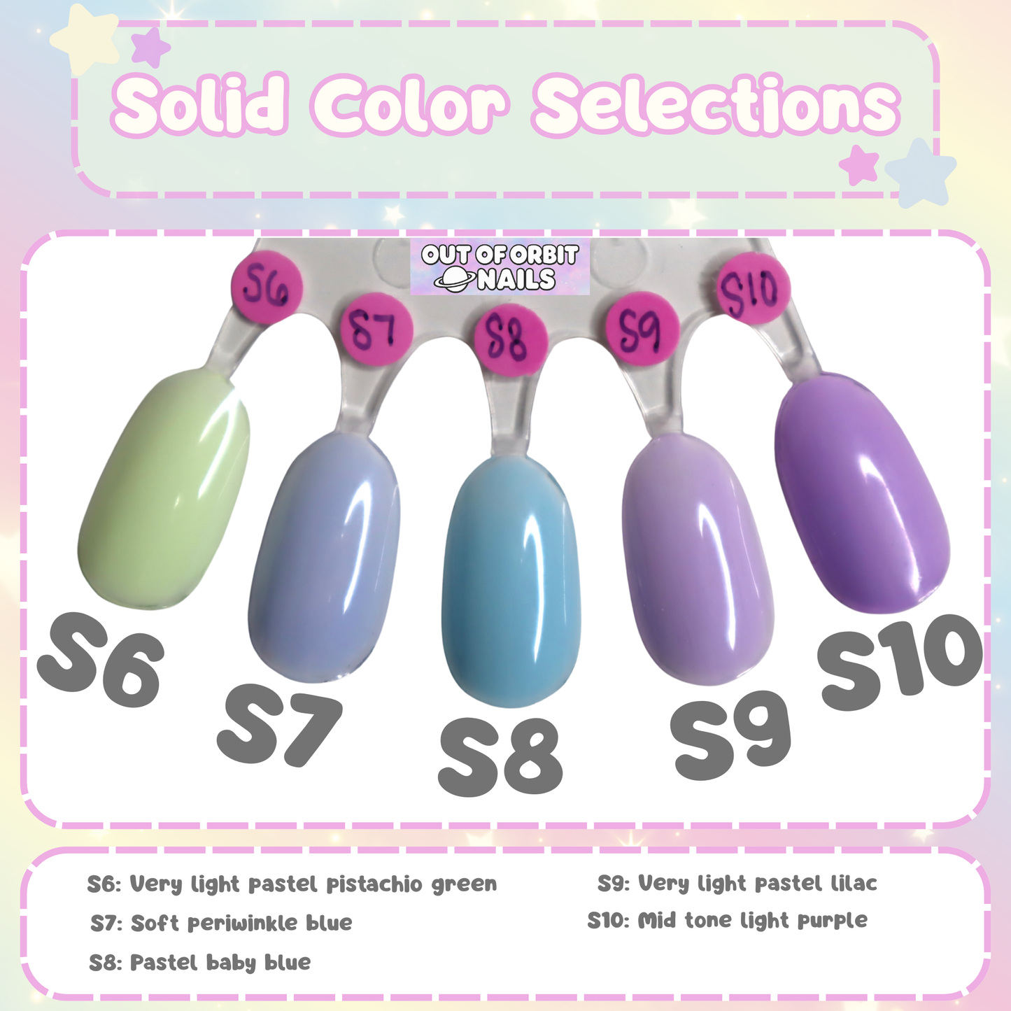 Colors of Spring (solid color set)