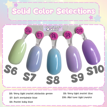 Colors of Spring (solid color set)