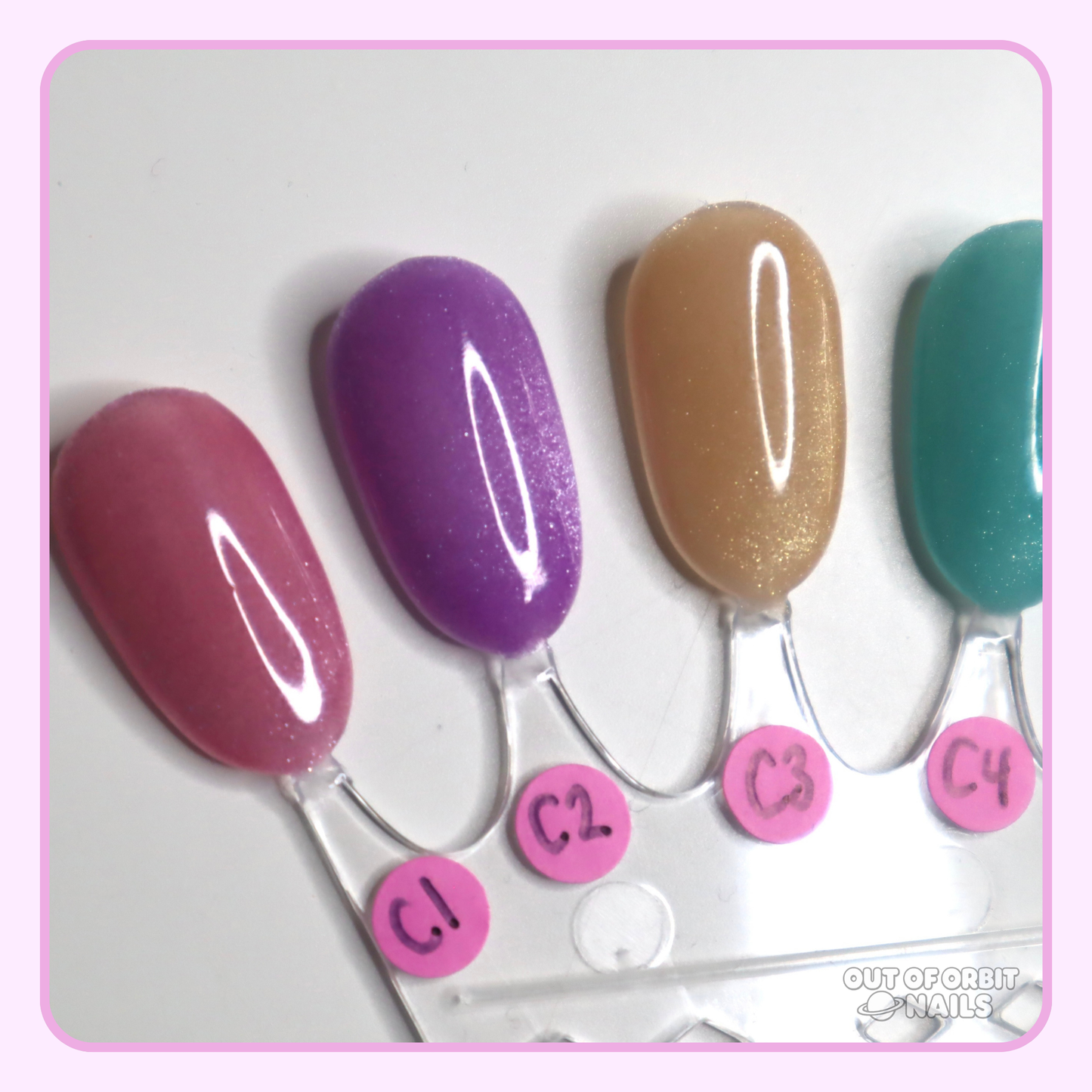 Candy Colored Cat Eye (solid color cat eye set)