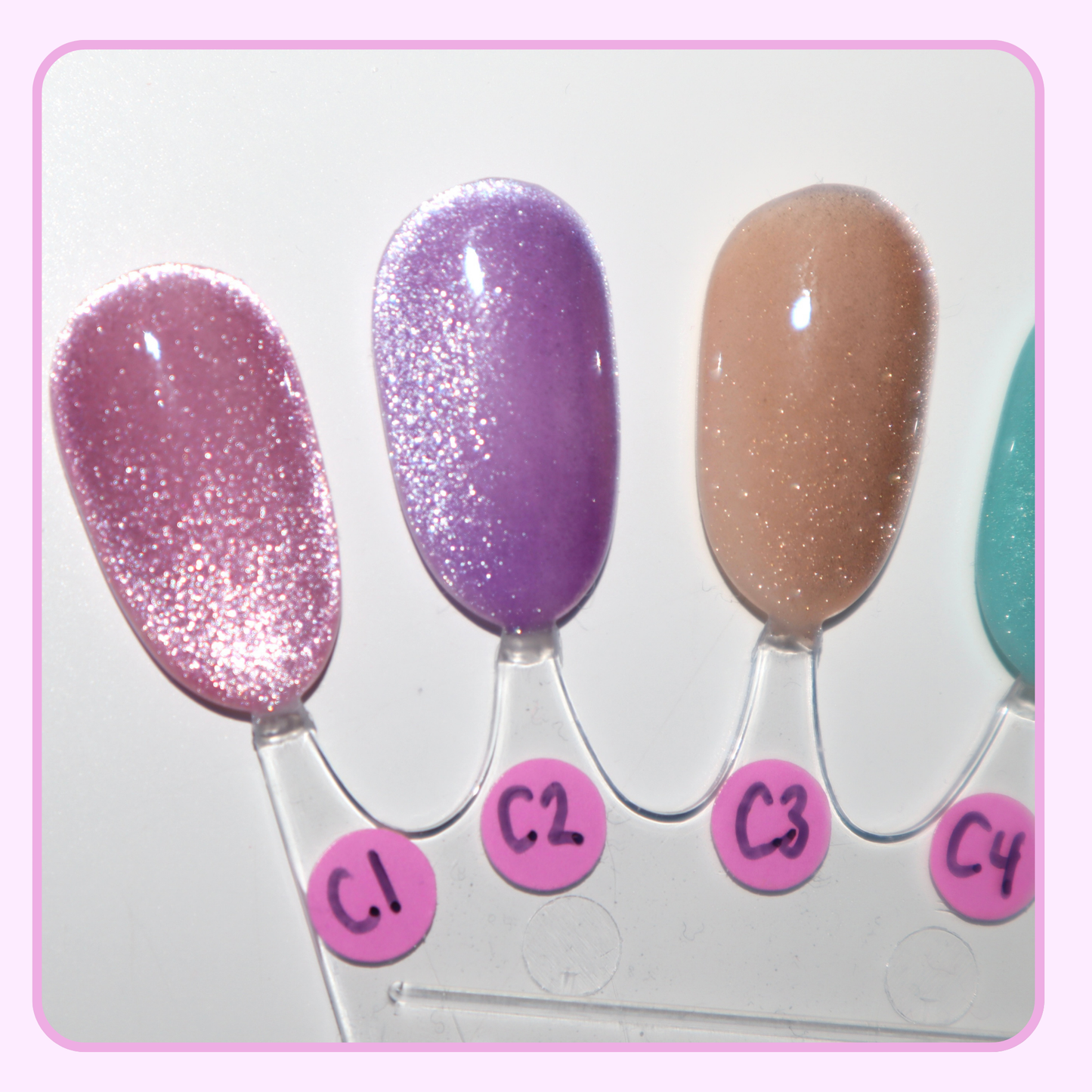 Candy Colored Cat Eye (solid color cat eye set)