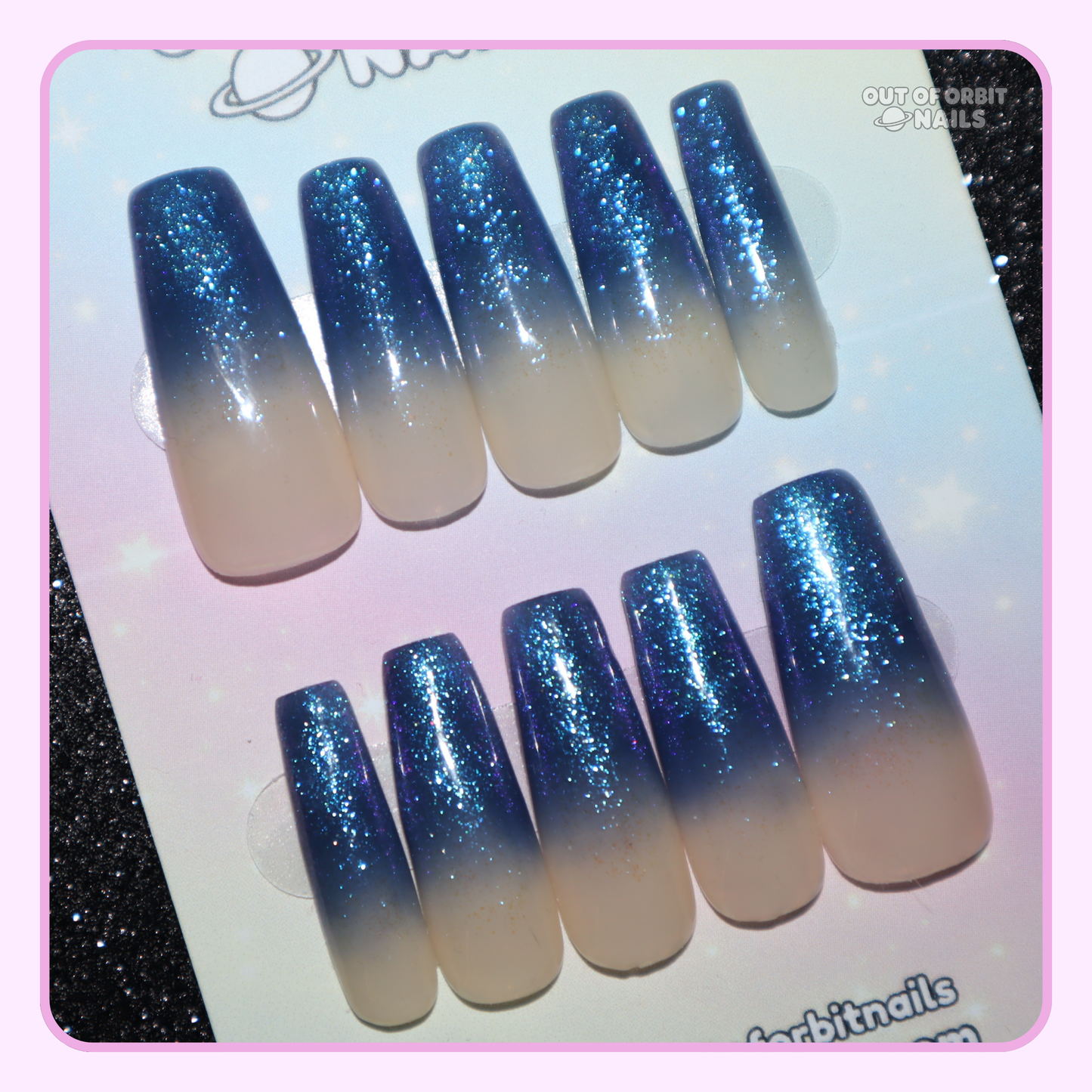 Midnight Sparkle Ombré