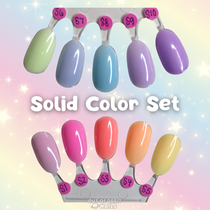 Colors of Spring (solid color set)