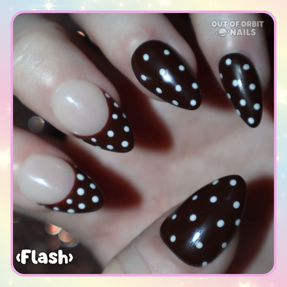 Chocolate Polka Dots