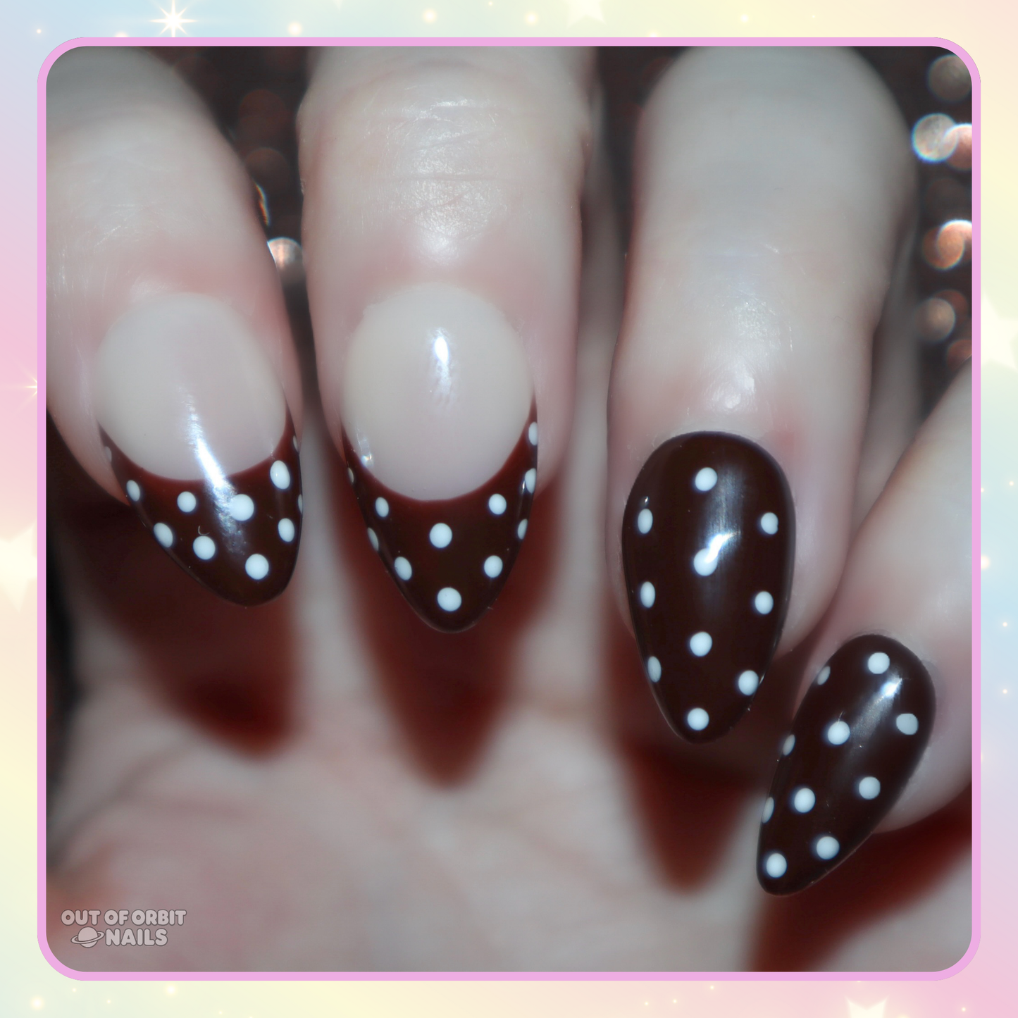 Chocolate Polka Dots